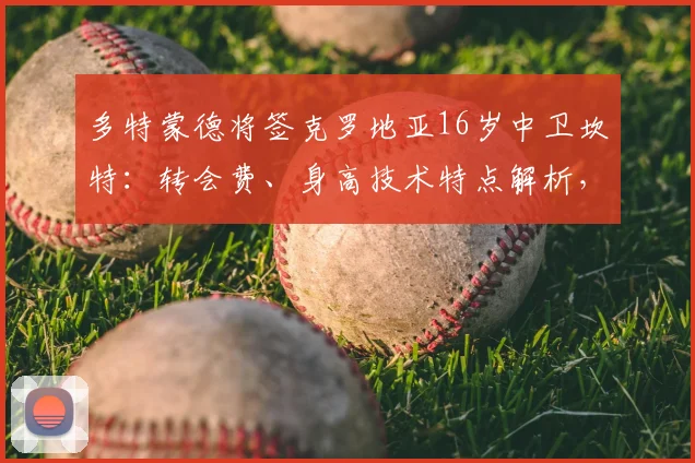 多特蒙德将签克罗地亚16岁中卫坎特:转会费、身高技术特点解析,及多特青年军引援策略前瞻