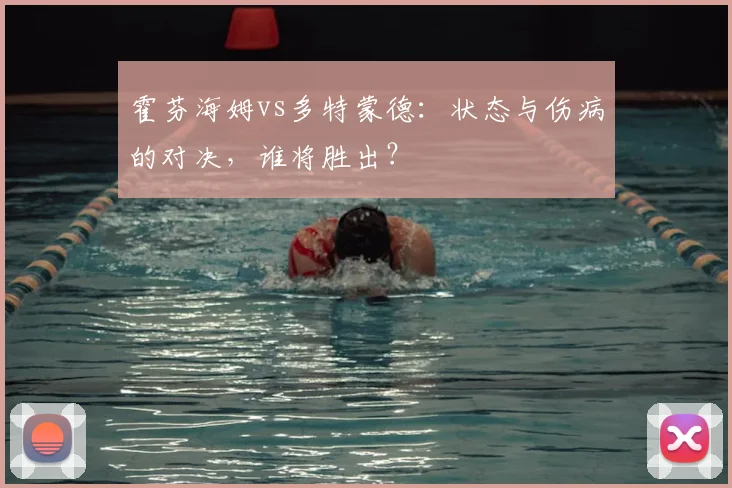 霍芬海姆vs多特蒙德：状态与伤病的对决，谁将胜出？